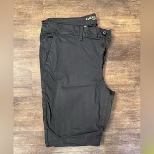 American Eagle Gray Khakis 20 short